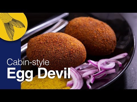 Dim'er Devil—Egg Devil—Calcutta Cabin Style Spicy Scotch Eggs—Kolkata Street Food—Durga Pujo Special