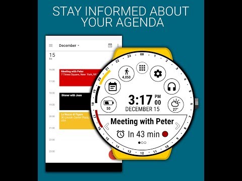 Calendar Watch Face Video