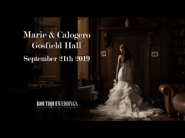 Watch Video Amazing Gosfield Hall Wedding Film Highlights 15 Minute Edit - Marie & Calogero