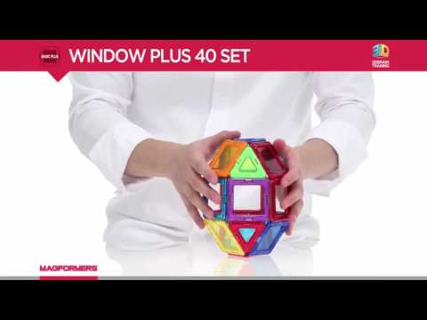 Конструктор Magformers WINDOW PLUS 40 SET