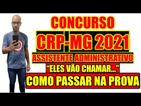 Concurso CRP MG Assistente Administrativo OPORTUNIDADE ESCONDIDA COMO PASSAR PROVA + APOSTILA BAIXAR