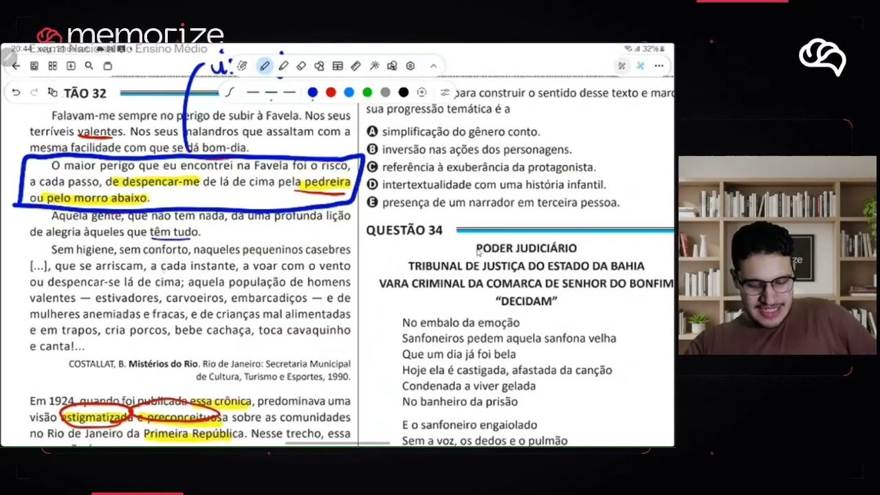 Resolução em Vídeo — Questão 32 ENEM 2025 Belém