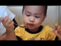 Baby Eating Pudding