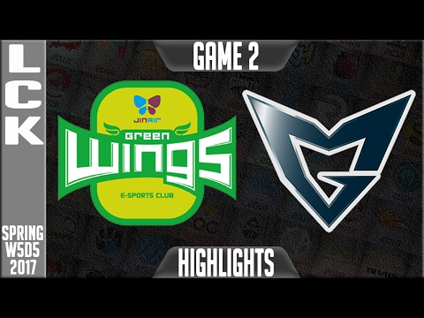 Jin Air Greenwings vs Samsung Galaxy Highlights Game 2 - LCK W5D5 Spring 2017 - JAG vs SSG G2