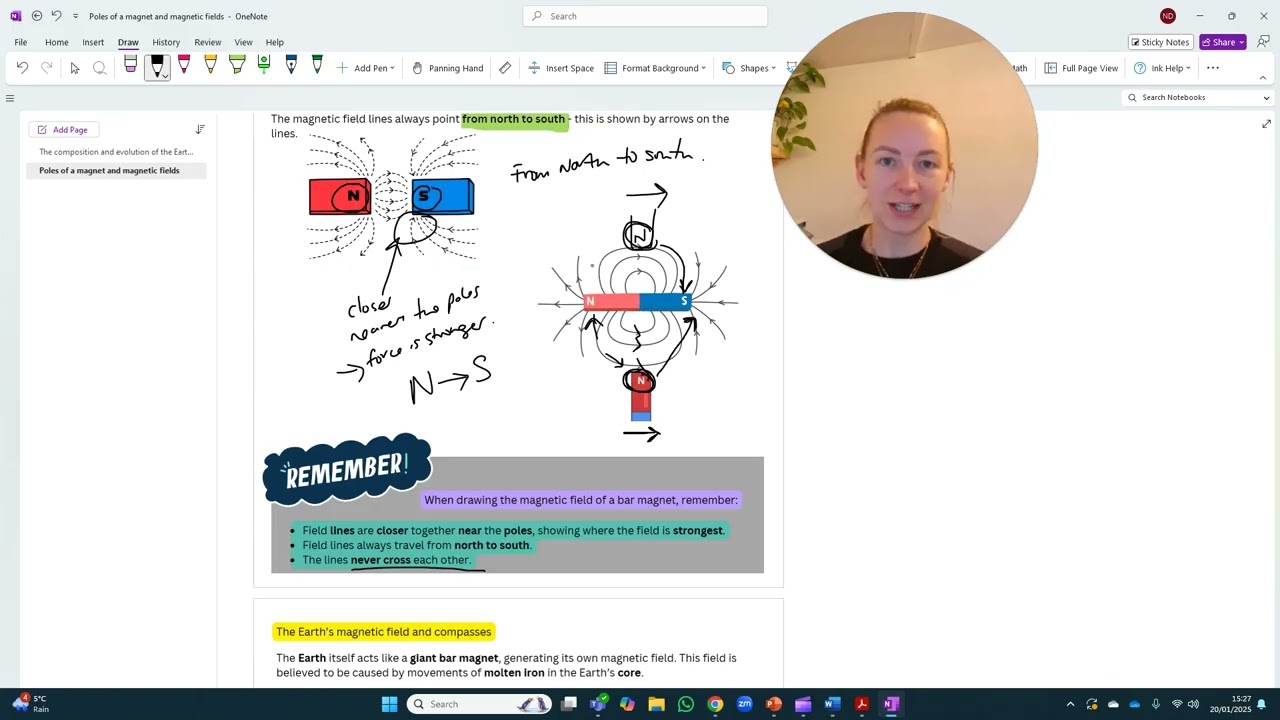 Poles of a magnet and magnetic fields - GCSE combined Science GCSE Physics