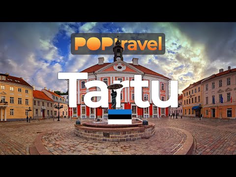 Walking in TARTU, Estonia - 4K HDR