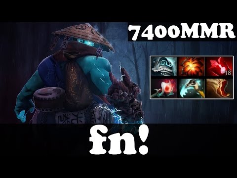 Dota 2 - Fn 7400 MMR Plays Storm Spirit - Ranked Match Gameplay