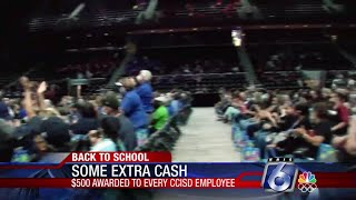 All CCISD staff will receive $500 bonus
