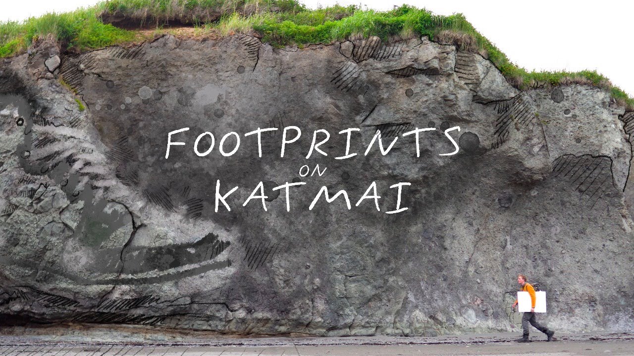 Footprints on Katmai