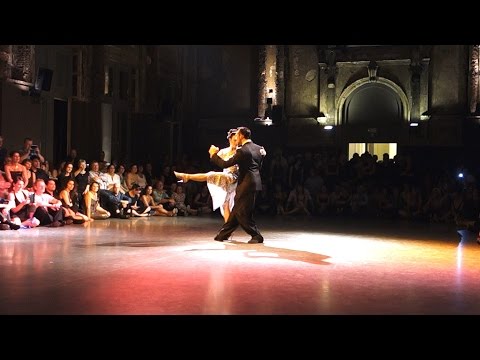  Valeria Maside  and  Anibal Lautaro  are  dancing  at  Antwerpen Tango Festival  in  2016