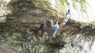 Video thumbnail of Dark Art, 8A. Anston Stones