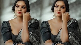 Saranya Shani New Saree Photoshoot