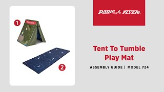 Tent to Tumble Play Mat Assembly Video | Radio Flyer