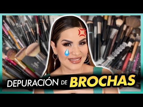 DEPURANDO MI COLECCION DE  BROCHAS