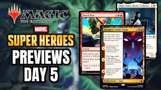 Villains Were The Winners Today | MTG Marvel Superheroes Previews Day 5 Spoilers