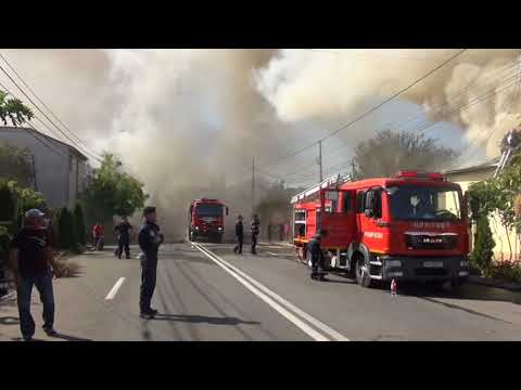 ȘTIRE ETV/ 26.09.2017 - ȘASE CASE AFECTATE DE INCENDIU