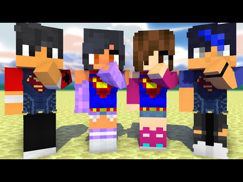 MONSTER SCHOOL:SKIRRI DANCE SUPERMAN APHMAU,JULIA,AARAN,- MINECRAFT ANIMATION