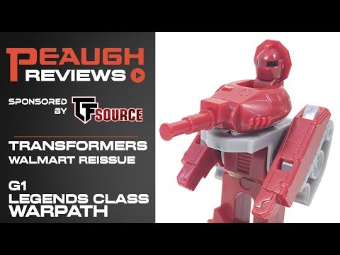 Video Review: Transformers Reissue G1 Minibot WARPATH
