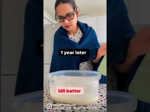 Struggle of an Indian in cold countries for the idli/dosa batter