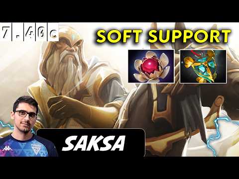 Saksa Keeper Of The Light Soft Support - Dota 2 Patch 7.40c pro Player Full Gameplay