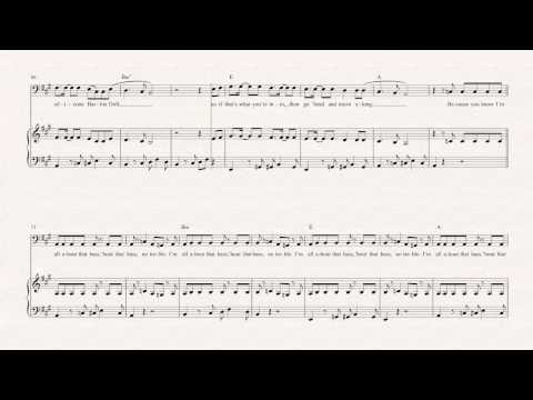 Trombone  - All About That Bass - Meghan Trainor Sheet Music, Chords, & Vocals