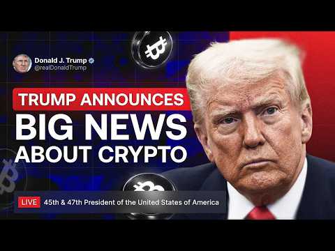 LIVE: Trump Announces Important News About Crypto! This Speech Will Change the Crypto Industry