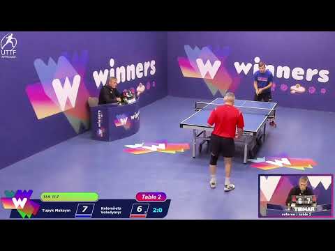 Winners League 08.11.21 Tupyk Maksym - Kolomiiets Volodymyr 13:00