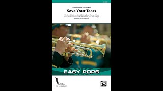 Save Your Tears arr Doug Adams – Score & Sou
