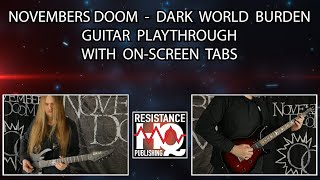 Novembers Doom - Dark World Burden guitar playthrough