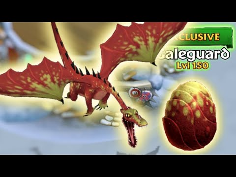Galeguard (New Exclusive Windwalker) Max Level 150 Titan Mode | Dragons: Rise of Berk