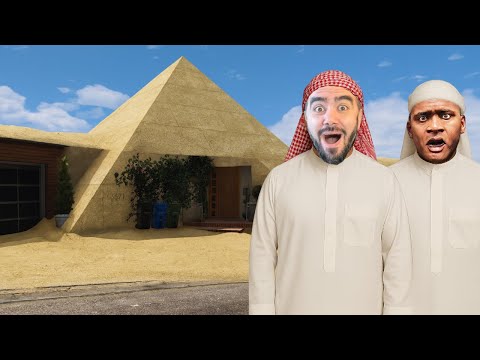 FRANKLIN VE TÜRKPRO EVINI PIRAMIT YAPTI - GTA 5 MODS