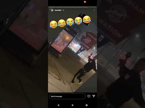 BandoKd & Mblock Diey running down on people w/ paintball guns