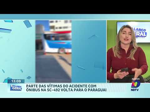Sobreviventes de acidente em São Miguel da Boa Vista voltam ao Paraguai
