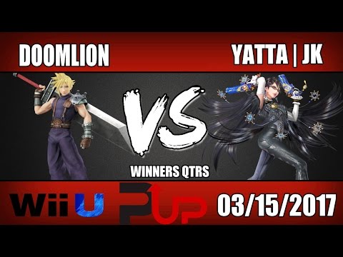 Doomlion (Cloud) vs Yatta | JK (Bayonetta) Wii U Winners Qtrs - SOS