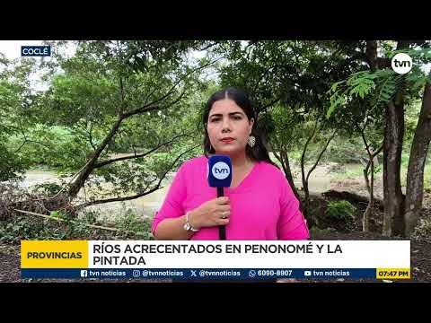 Lluvias intensas elevan caudal de ríos en Coclé; Sinaproc activa vigilancia permanente