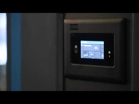 Lautstärke eines drehzahlgeregelten Schraubenkompressors GA 5 VSD+ von Atlas Copco