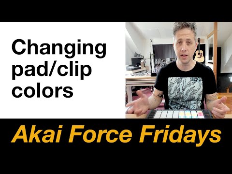 Akai Force Fridays - changing pad/clip colors