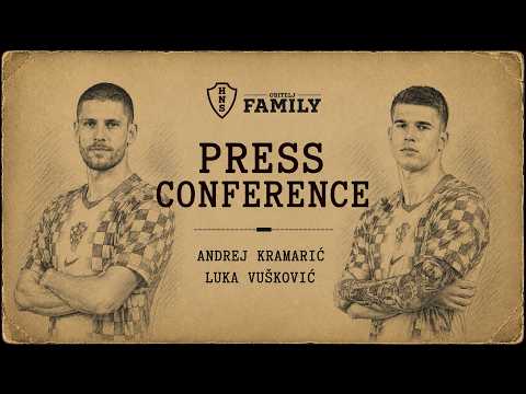 Press Conference: Andrej Kramarić and Luka Vušković