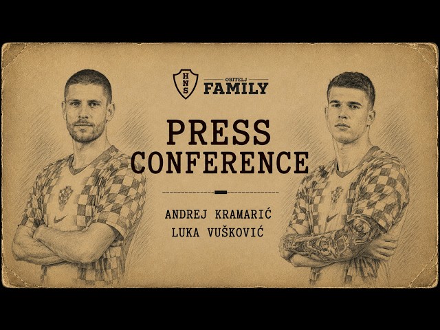 Konferencija za medije: Andrej Kramarić i Luka Vušković