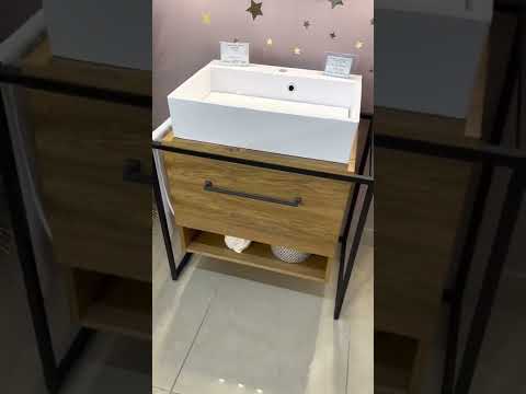 Тумба Дуб Loft с умывальником-чашей Sofia 75см Fancy Marble - фото 1 - id-p2089493614