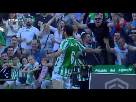 Gol de Baptistao (1-0) en el Real Betis - Getafe CF - HD