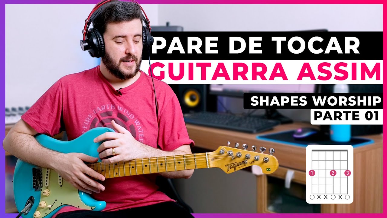 Pare de tocar guitarra assim (Guitarra não é violão) 🎸🔥 | Criando Shapes Incríveis