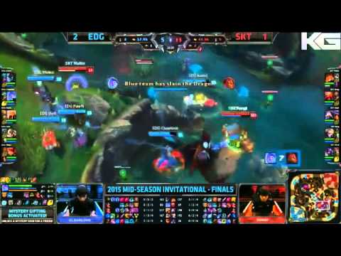 SKT vs EDG HIGHLIGHTS   Game 4 Final MSI 2015 SK Telecom T1 v Edward Gaming