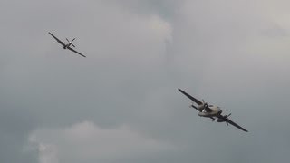 preview picture of video 'B-25 Sarinah and P-51D Marinell at Cosby 8th September 2013'