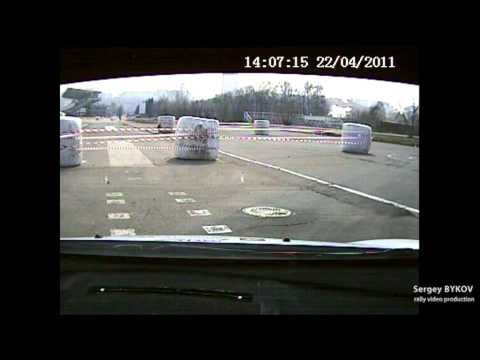 Rally Masters Show 2011. SRT. Vasily Gryazin and Georgy Troshkin.