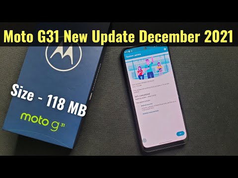 Moto G31 New Update and Changes December 2021 |  Google Play System Update