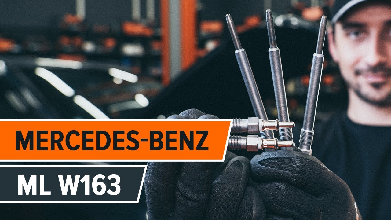 Jak vyměnit žhavící svíčky na Mercedes ML W163 – návod k výměně