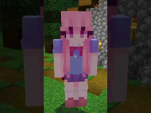 EX2 -  Perverted Girl and Her Minions in Minecraft!  #shorts #minecraft