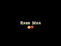 Maa Amrit Maan Punjabi Romantic Song Status Whatsapp Status Ll PunjabiBlack Screen