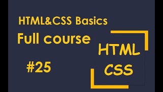 Learn HTML & CSS: 25 CSS comments
